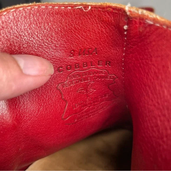 BED STU Lydyi Bootie in Tan Rustic Distressed Leather Lugged Sole Boot Size 8 - Picture 10 of 11